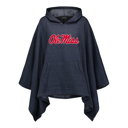 Ole Miss Women's Fleece Poncho